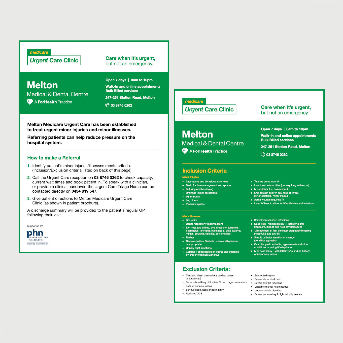 Referral Flyer - Melton