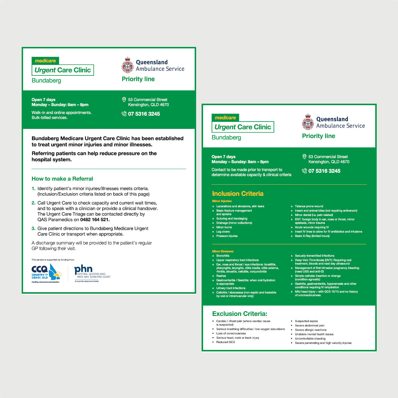 Referral Flyer - Bundaberg