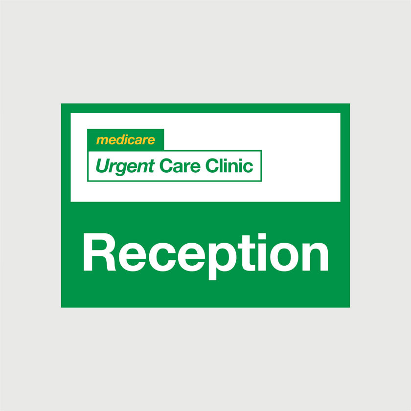 Reception Signage Poster