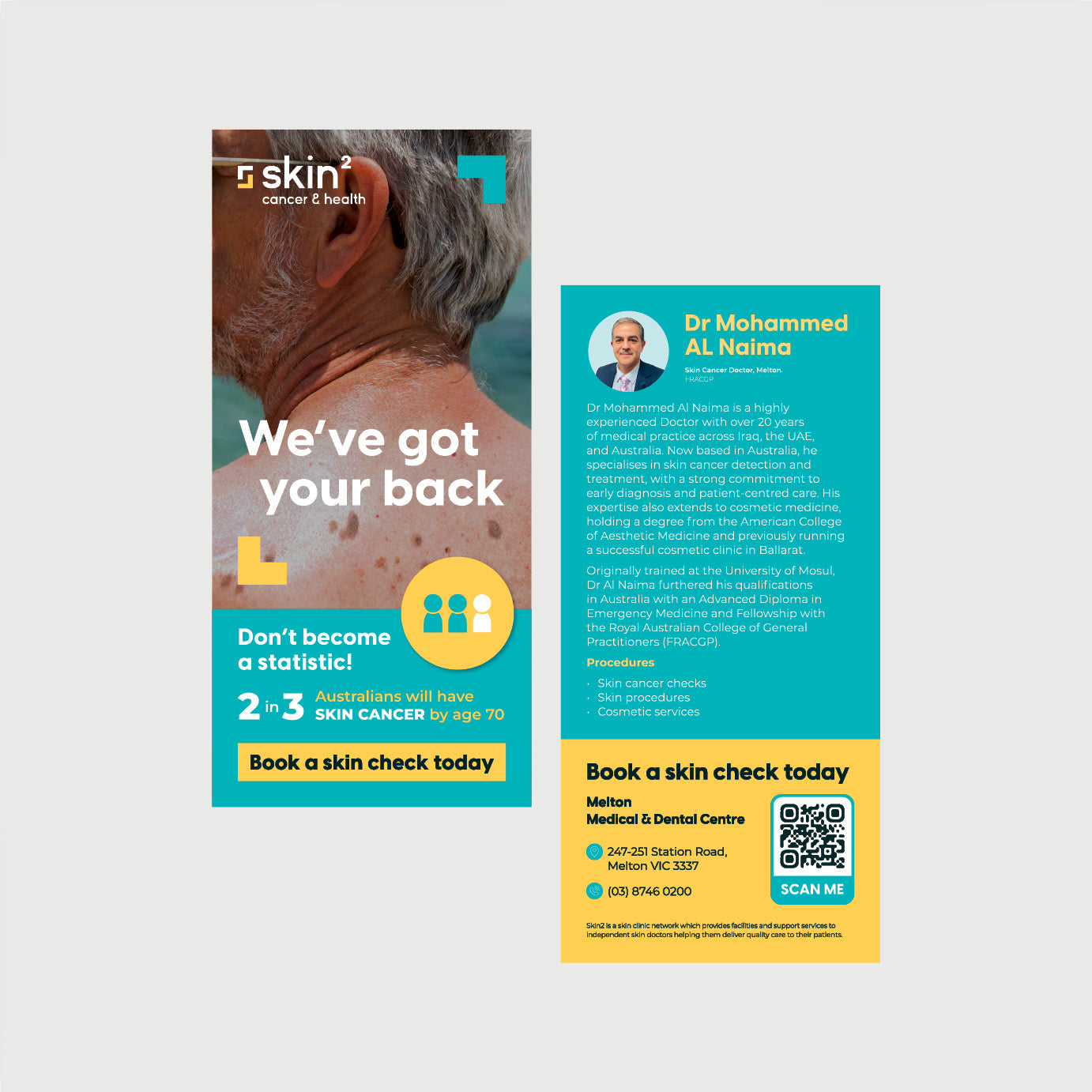 Melton Skin Check Practitioner DL Flyer - Dr Mohammad AL Naima - Melton
