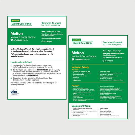 Referral Flyer - Melton