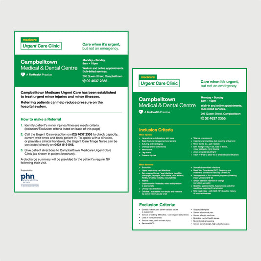 Referral Flyer - Campbelltown