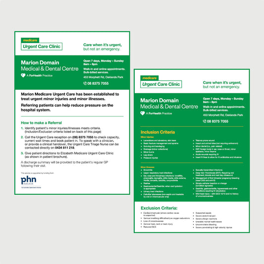 Referral Flyer - Marion Domain
