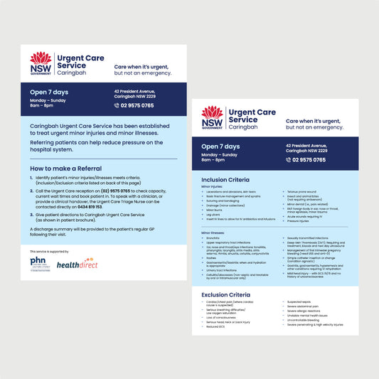 Referral Flyer - Caringbah