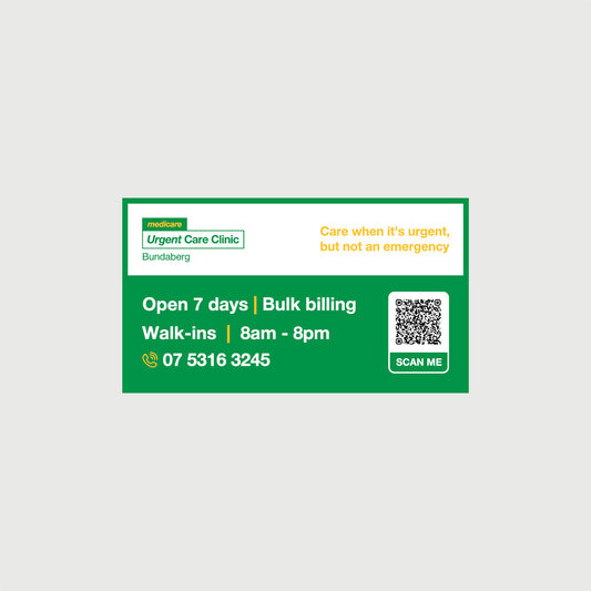 Urgent Care Clinic Magnet - Bundaberg