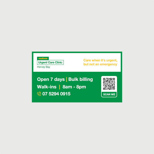 Urgent Care Clinic Magnet - Hervey Bay