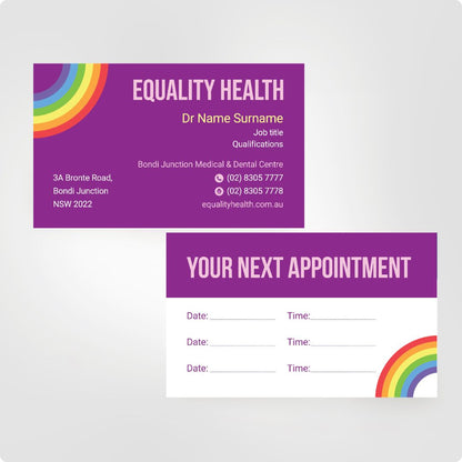 Appointment card - Bondi