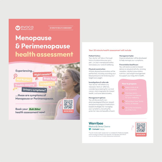 Menopause Flyer (A5) - Werribee