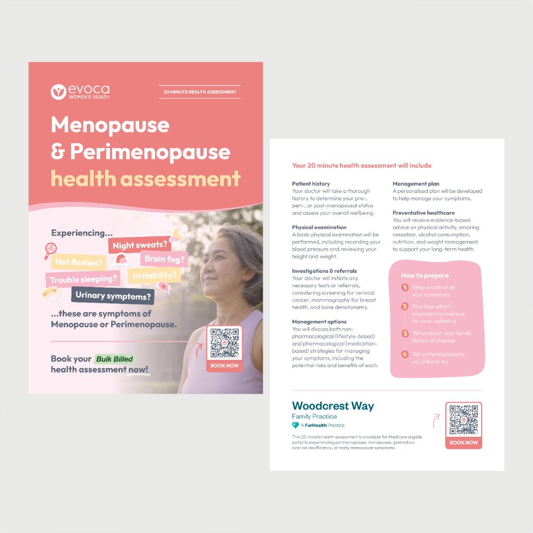 Menopause Flyer (A5) - Woodcrest Way
