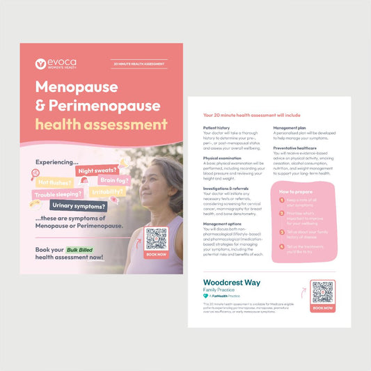 Menopause Flyer (A5) - Woodcrest Way