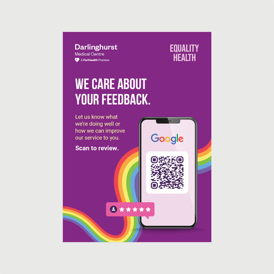 Google Review Poster A1 - Darlinghurst