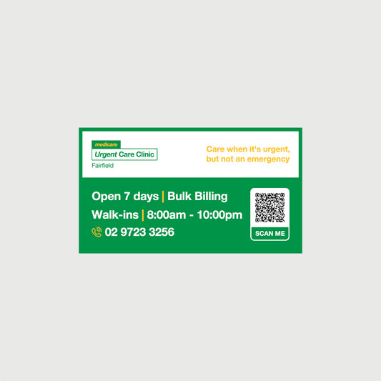 Urgent Care Clinic Magnet - Fairfield