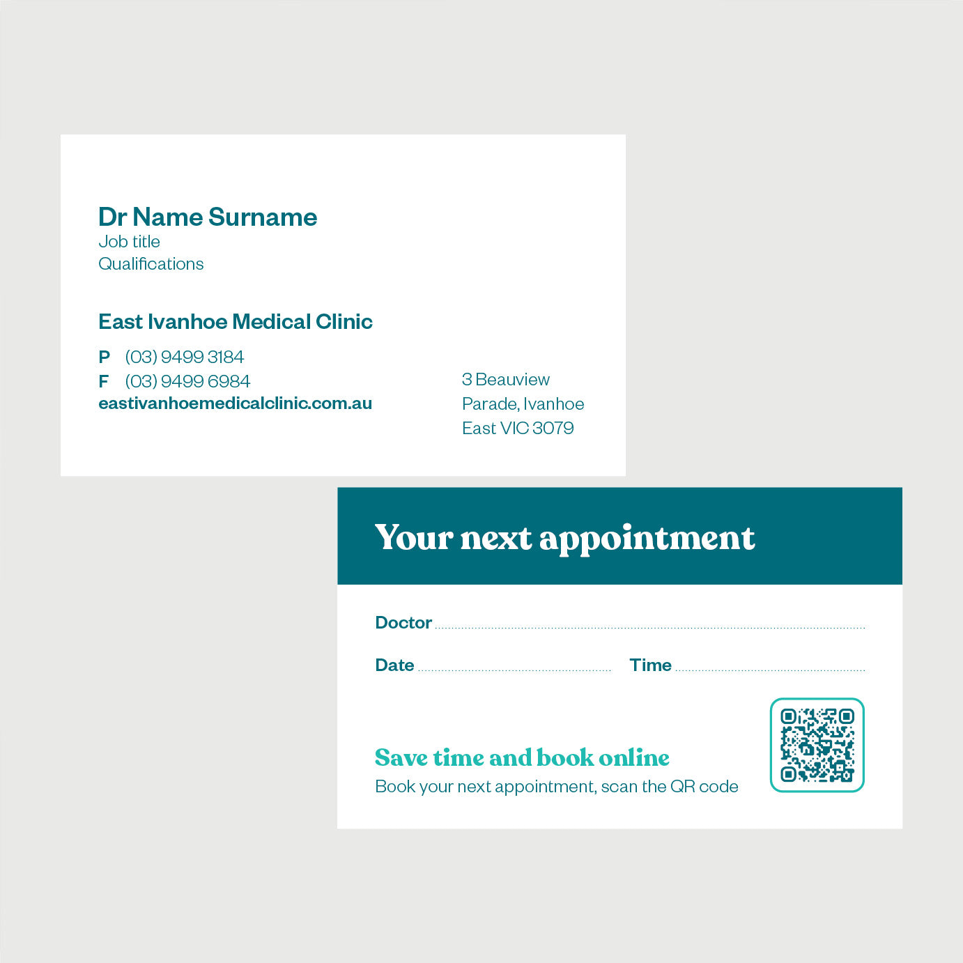 Generic GP Business Card - East Ivanhoe