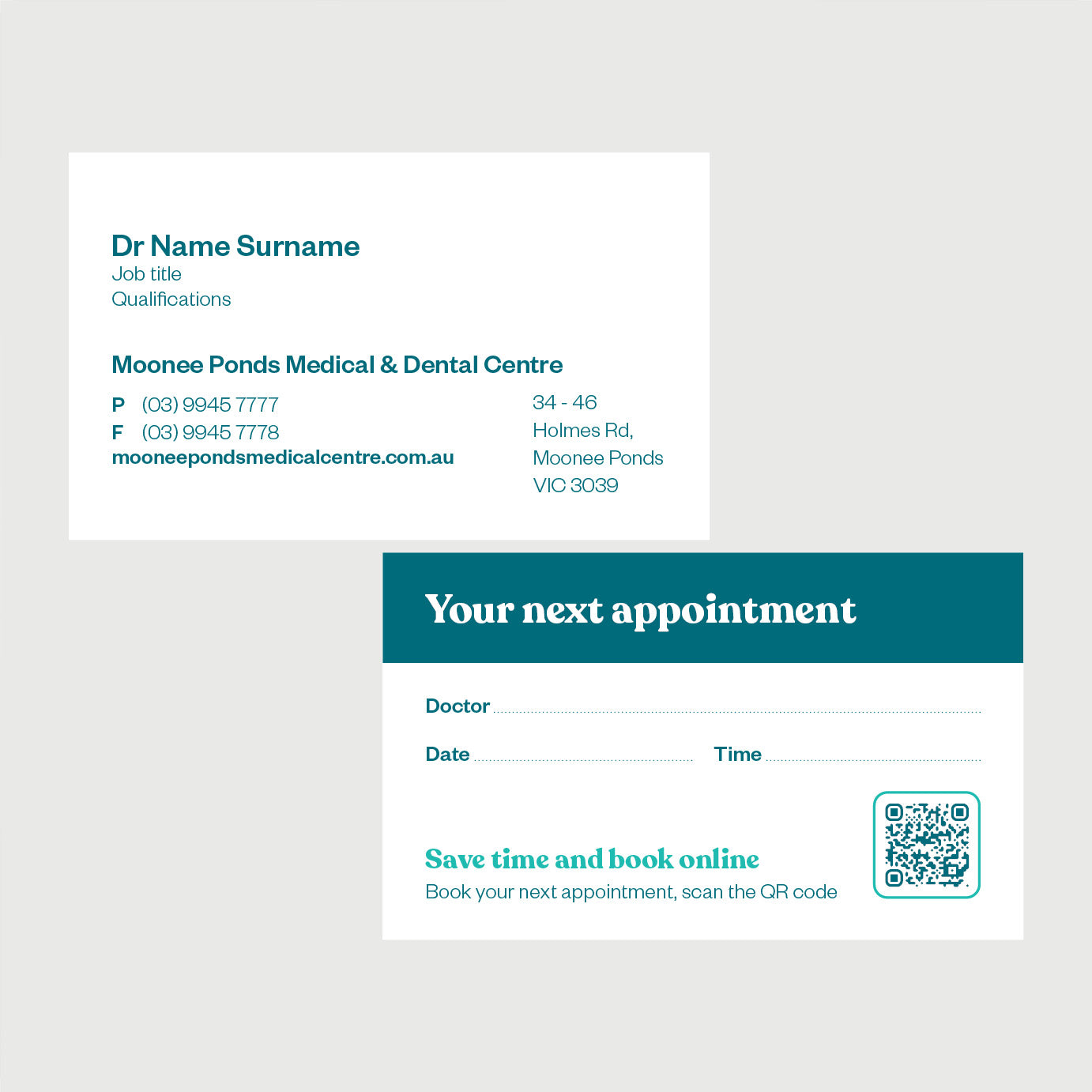 Generic GP Business Card - Moonee Ponds