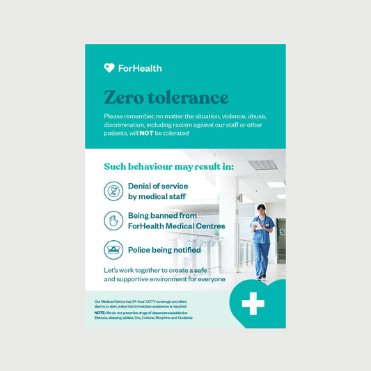 Zero Tolerance Poster