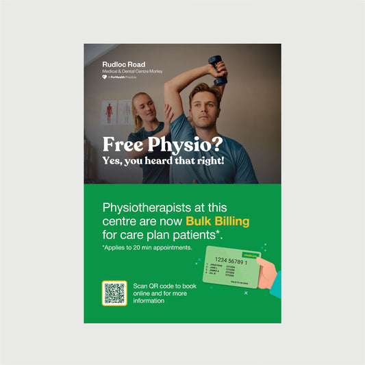 Physio Bulk Billing Poster (A4) - Morley