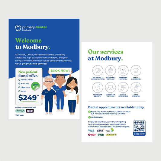Dental Services Flyer (A5) - Modbury