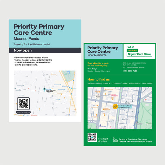 Directional Flyer - Moonee Ponds