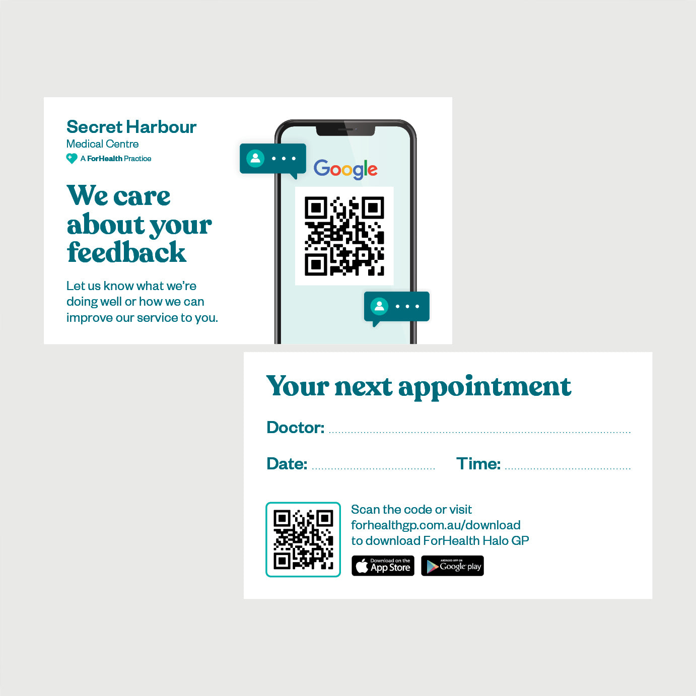 Google Review Card - Secret Harbour