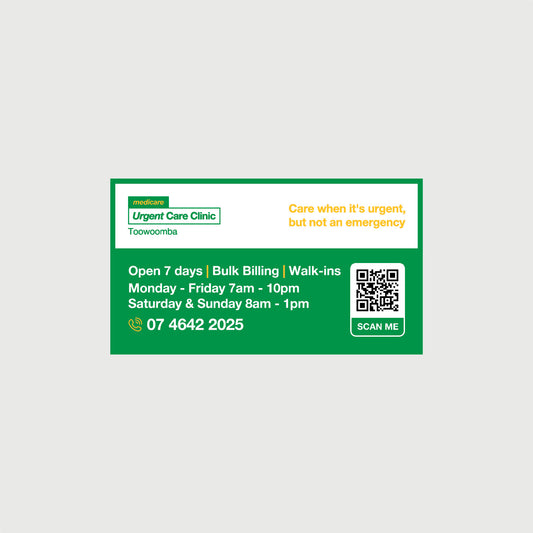 Urgent Care Clinic Magnet - Toowoomba