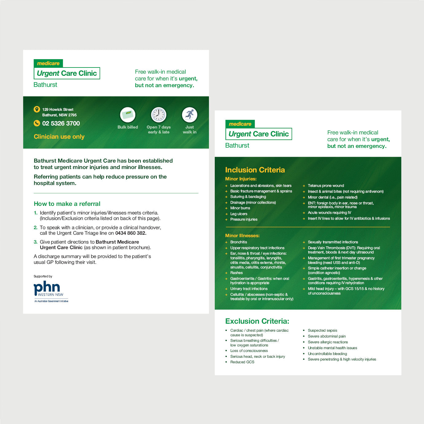 Referral Flyer - Bathurst