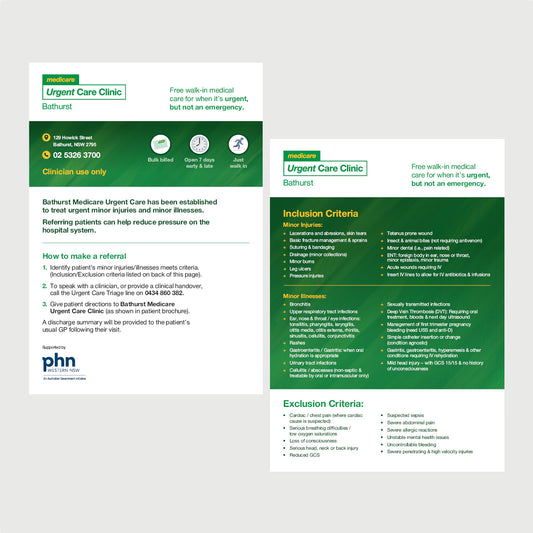 Referral Flyer - Bathurst