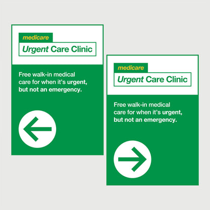 Directional Signs Poster