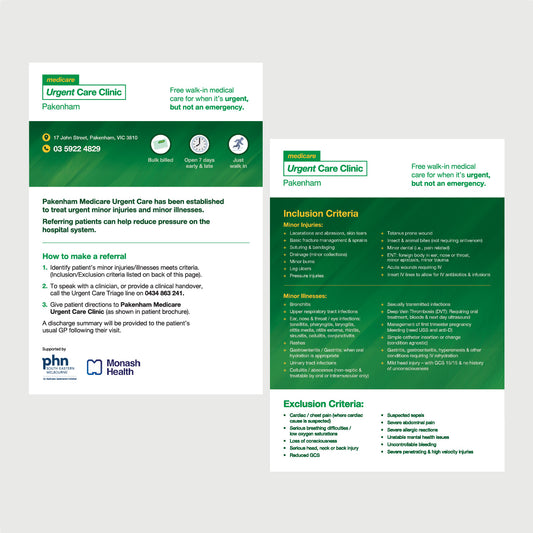 Referral Flyer - Pakenham