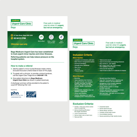 Referral Flyer - Bega
