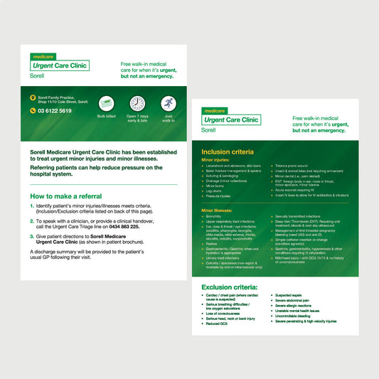 Referral Flyer - Sorell