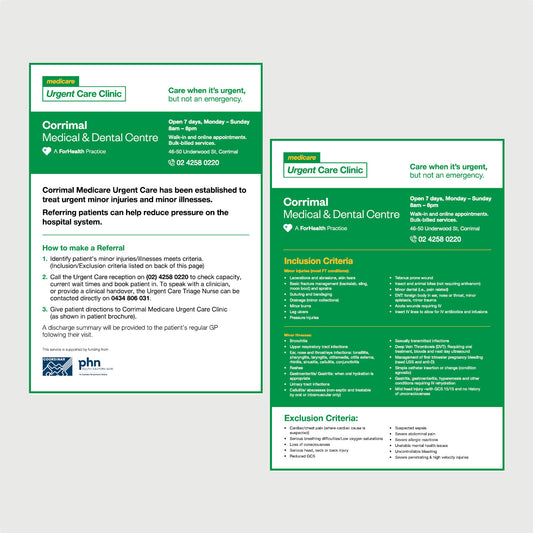 Referral Flyer - Corrimal