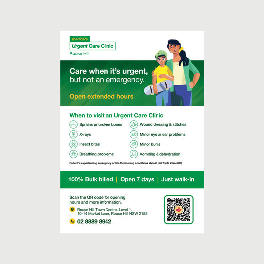 ED Poster A4 - Rouse Hill