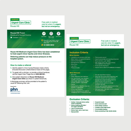 Referral Flyer - Rouse Hill